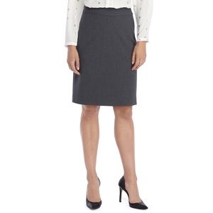 Gray Pencil Skirt